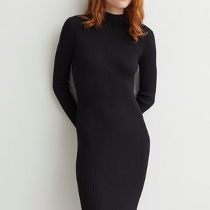 Black H&M bodycon dress